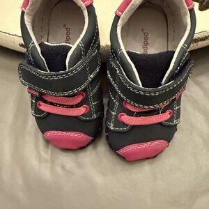 pediped Jake Navy/Pink Originals shoes